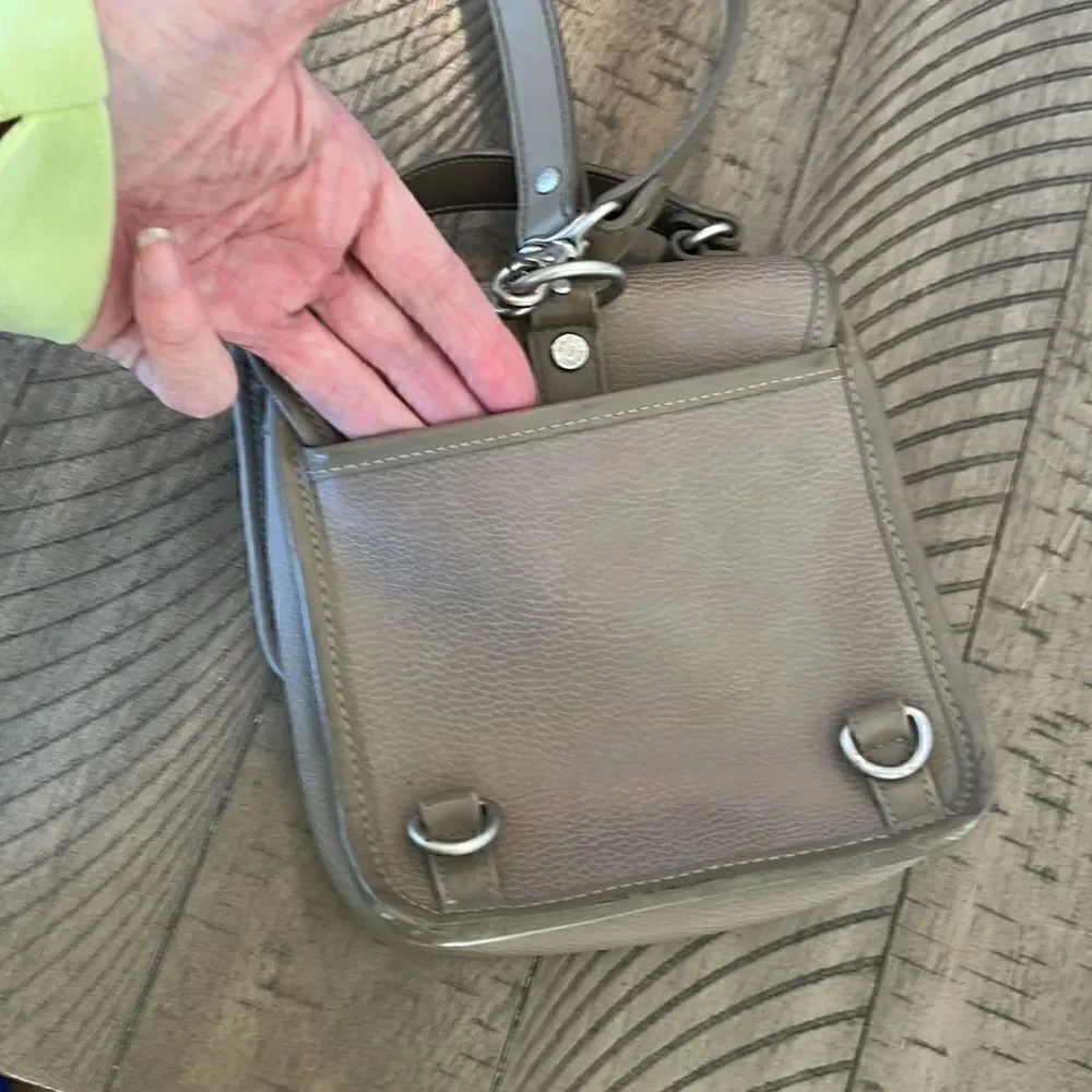 Espirit Vegan Imprinted Leather Look Crossbody and Easy Snap Convenience! ✈️ 🌆